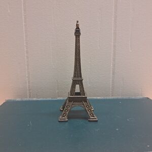 Eiffel Tower Paris Metal France Souvenir Vintage Miniature Décor Figurine